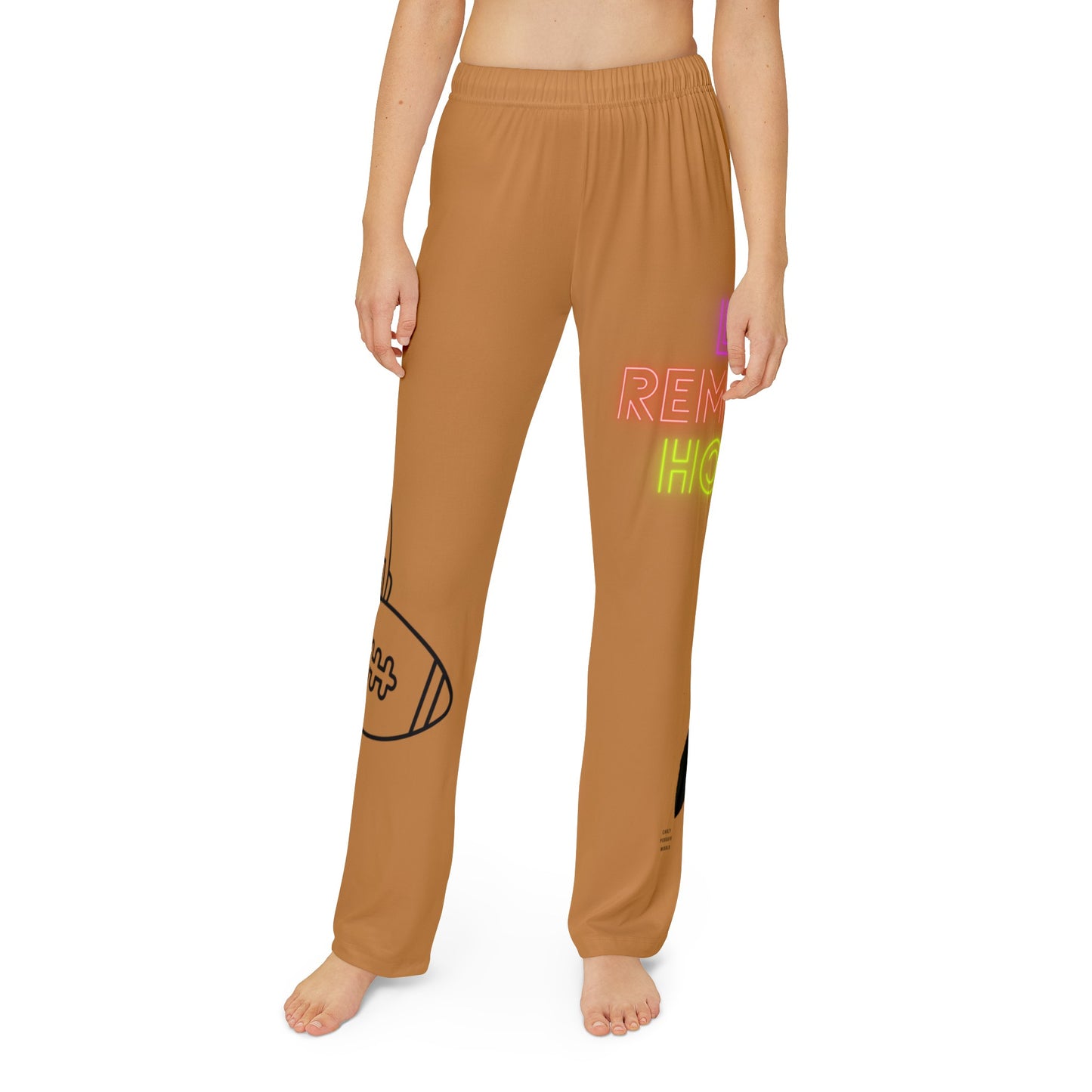 Pajama na pantalon ng mga bata: Football Lite Brown 