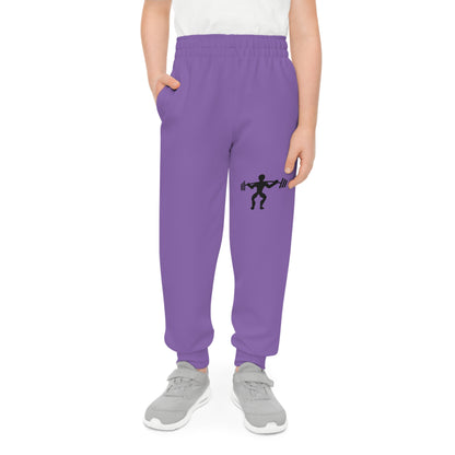 Youth Joggers: Weightlifting Lite Purple