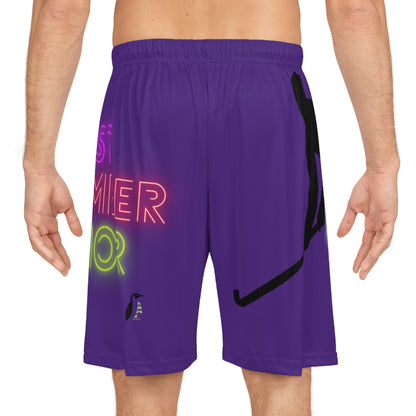 Basketball Shorts: Hockey Purple