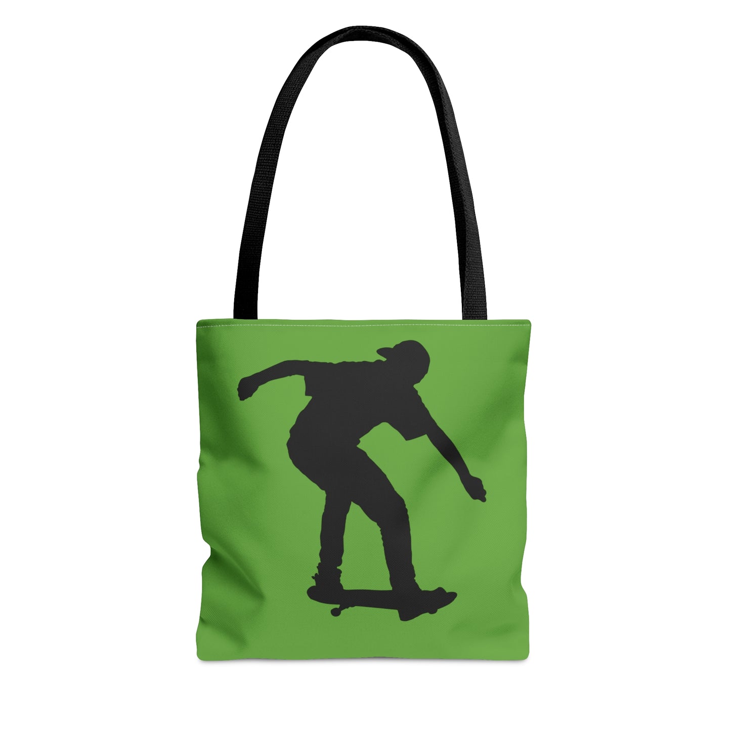 Tote Bag: Skateboarding Green