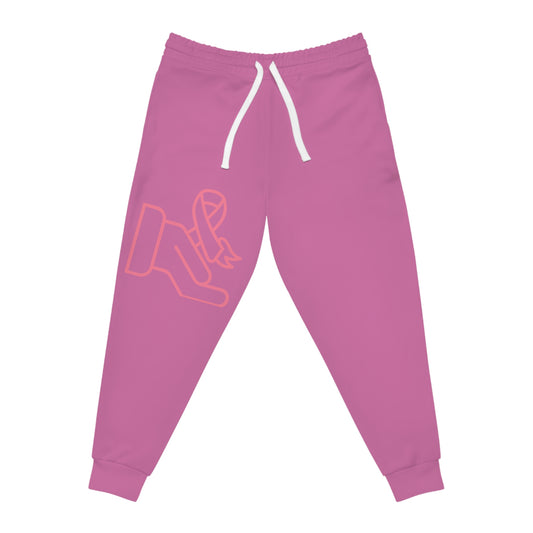 Athletic Joggers: Fight Cancer Lite Pink