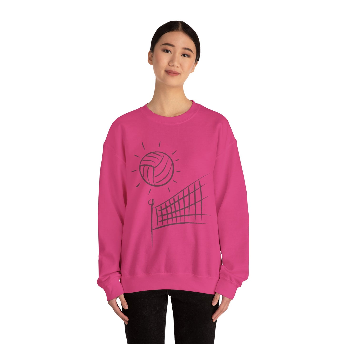 Unisex Heavy Blend™ Crewneck Sweatshirt: Volleyball #2