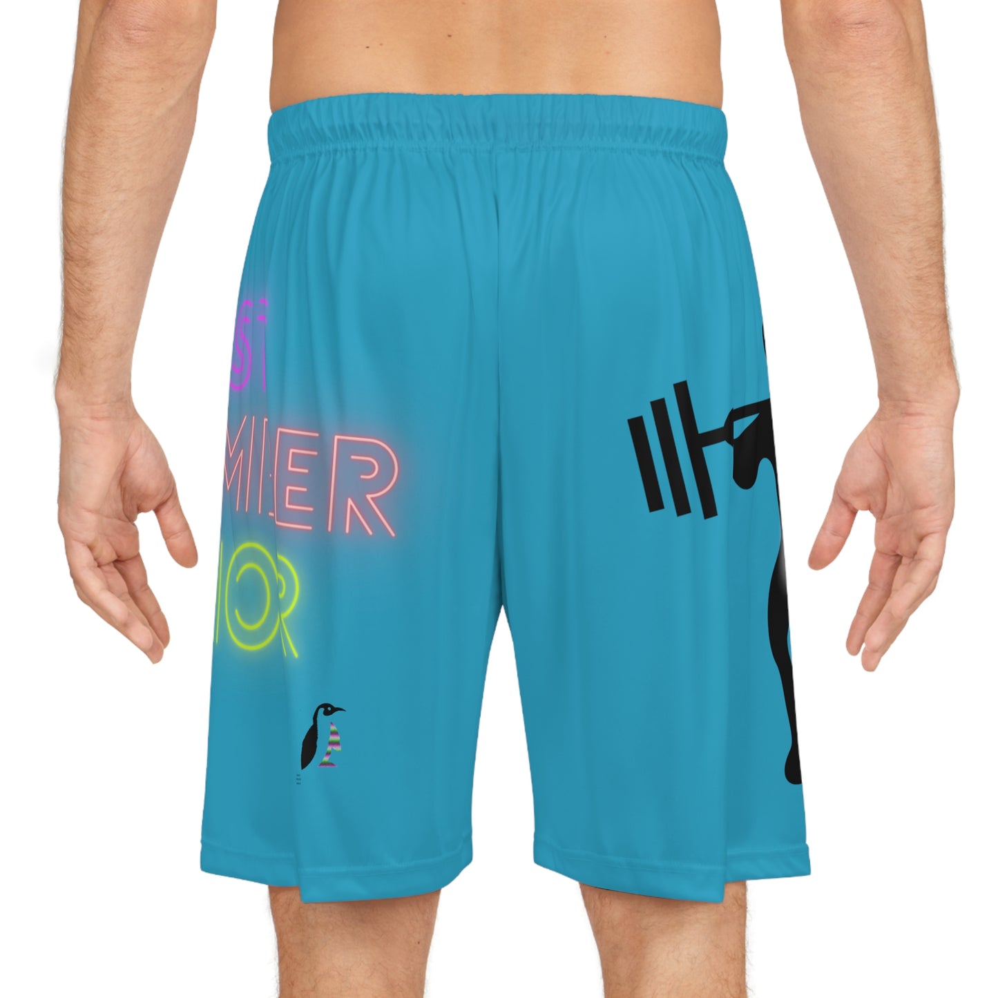 Basketball Shorts: Weightlifting Turquoise