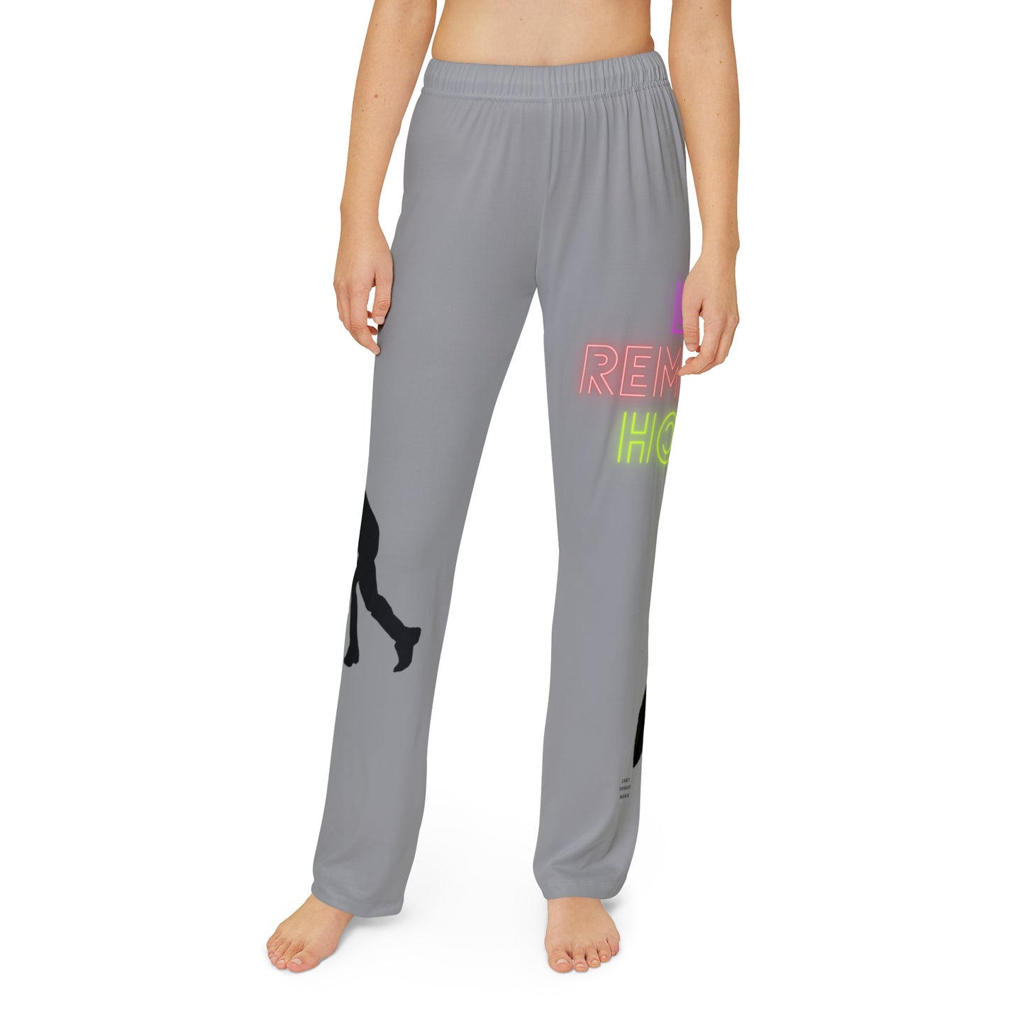 Kids Pajama Pants: Hockey Grey