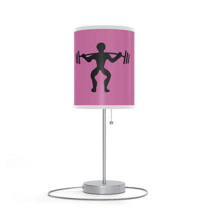 Lamp on a Stand, US|CA plug: Weightlifting Lite Pink 