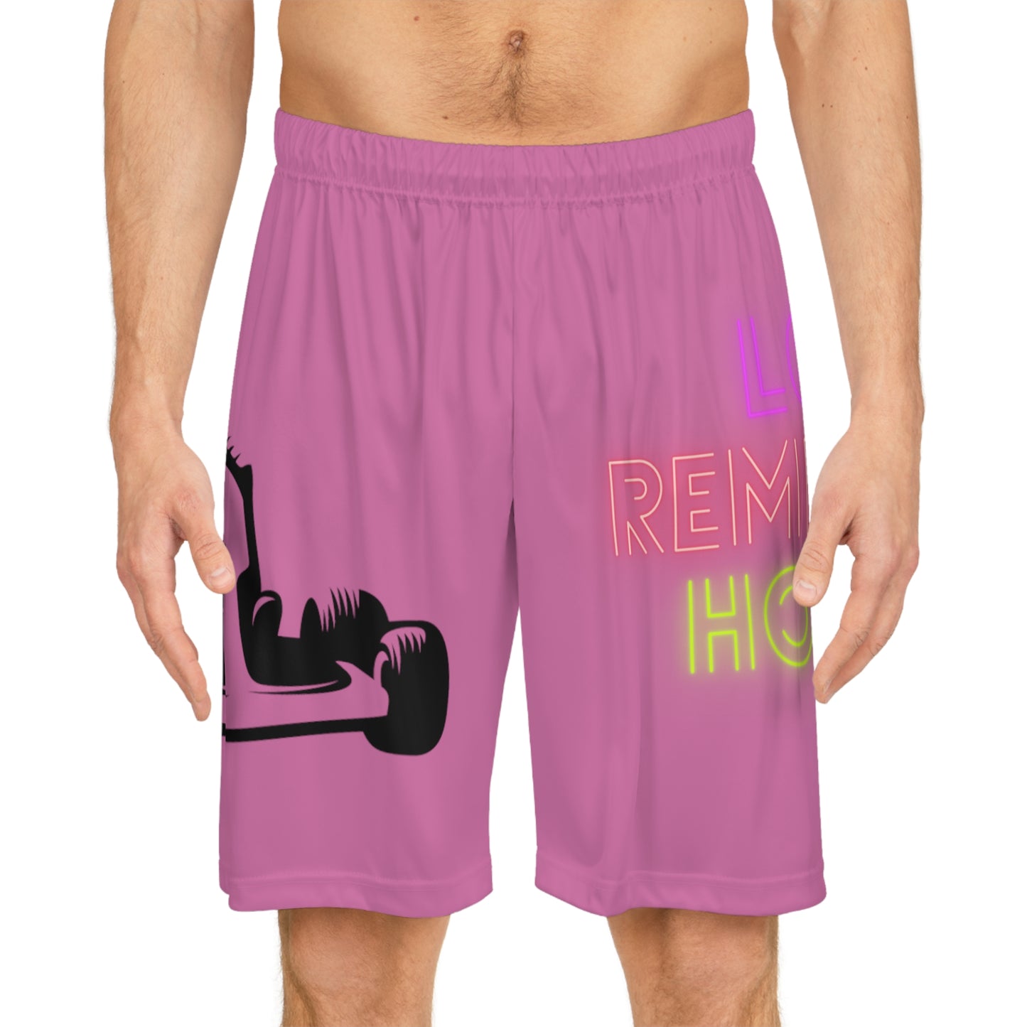 Basketball Shorts: Racing Lite Pink