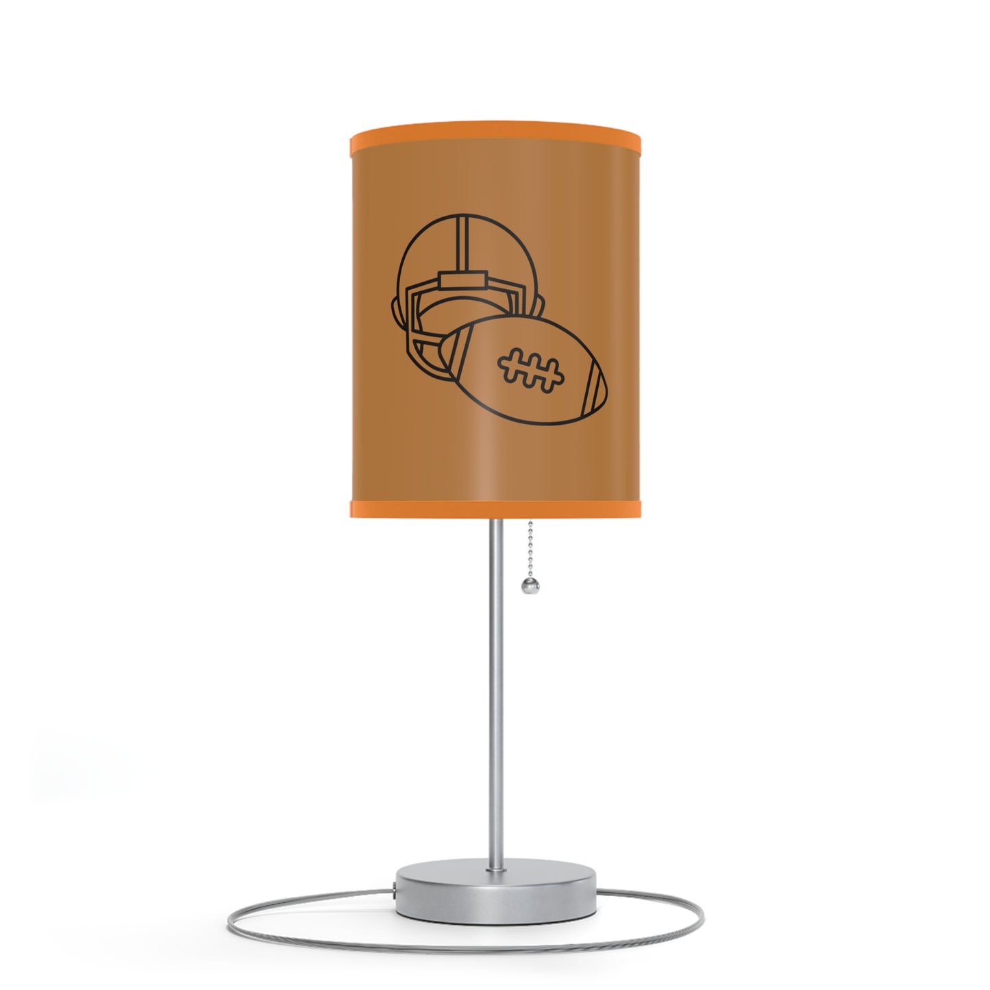 Lamp on a Stand, US|CA plug: Football Lite Brown