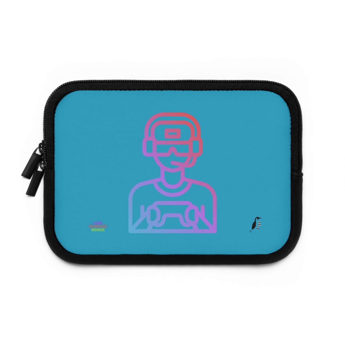 Laptop Sleeve: Gaming Turquoise