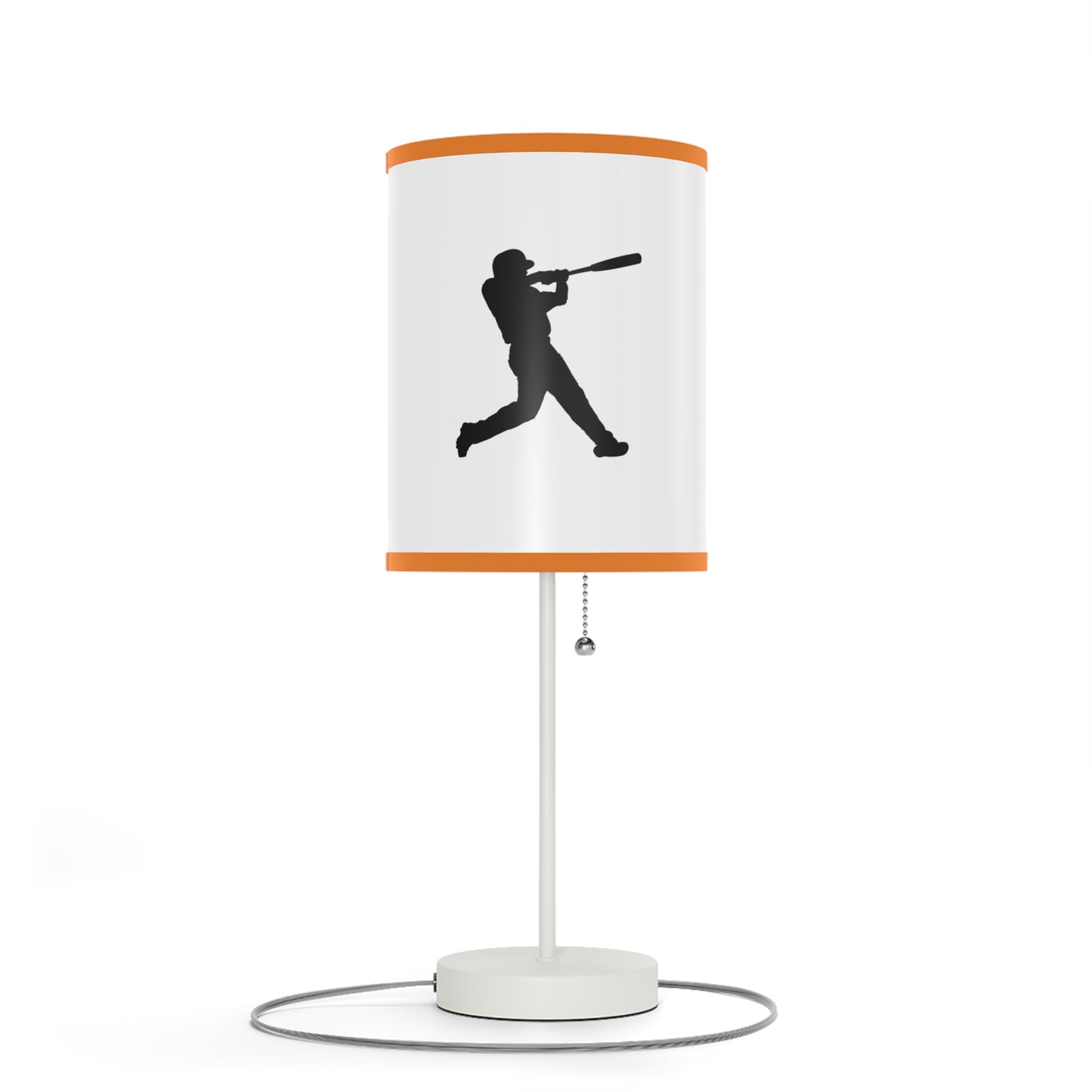 Lamp on a Stand, US|CA plug: Baseball White