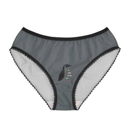 Women's Briefs: Wolves Dark Grey