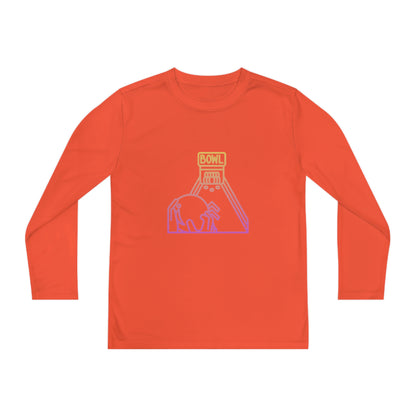 Youth Long Sleeve Competitor Tee: Bowling