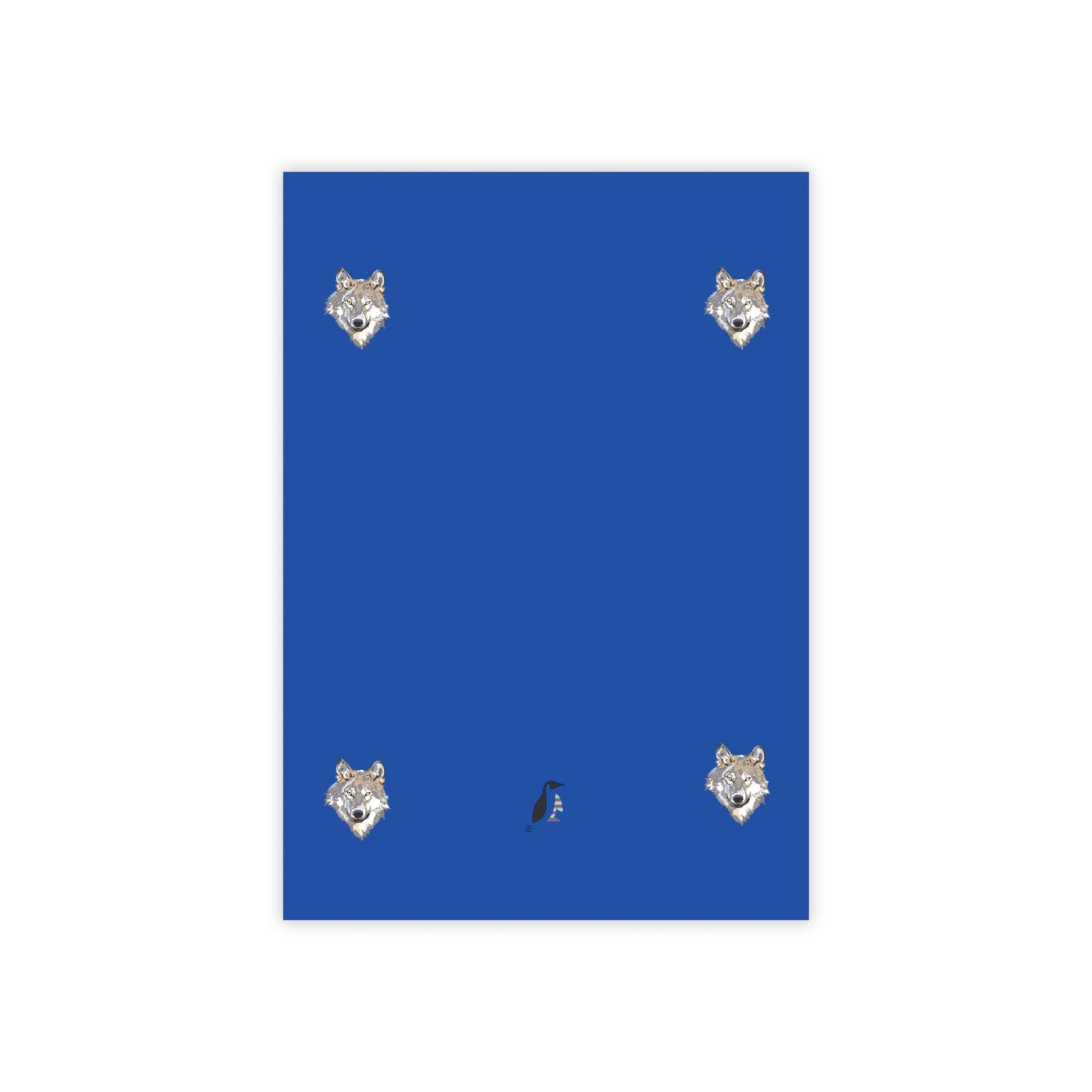 Post-it® Note Pads: Wolves Dark Blue