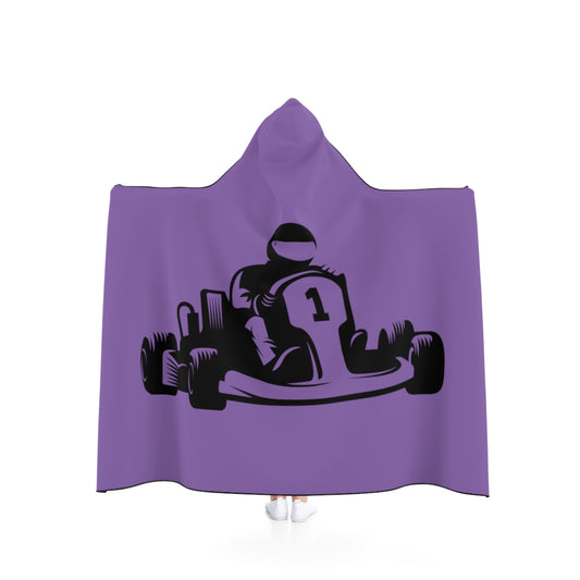 Hooded Blanket: Racing Lite Purple