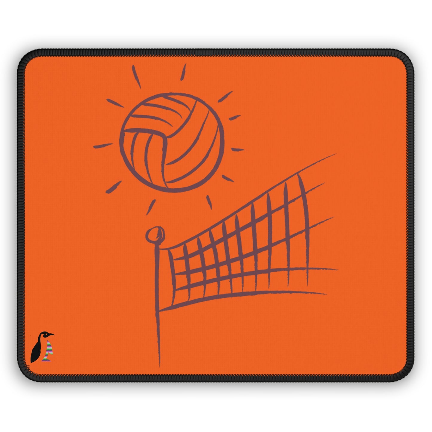 Gaming Mouse Pad: Volleyball Orange