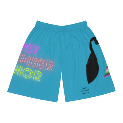 Basketball Shorts: Lost Remember Honor Turquoise