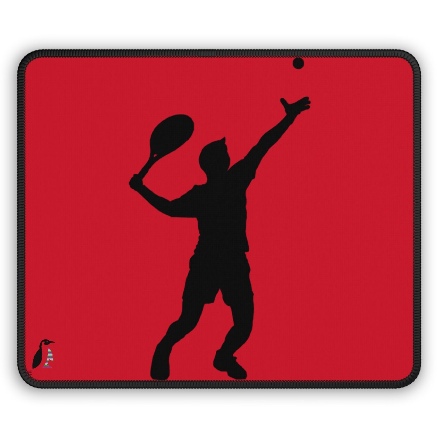 Gaming Mouse Pad: Tennis Dark Red