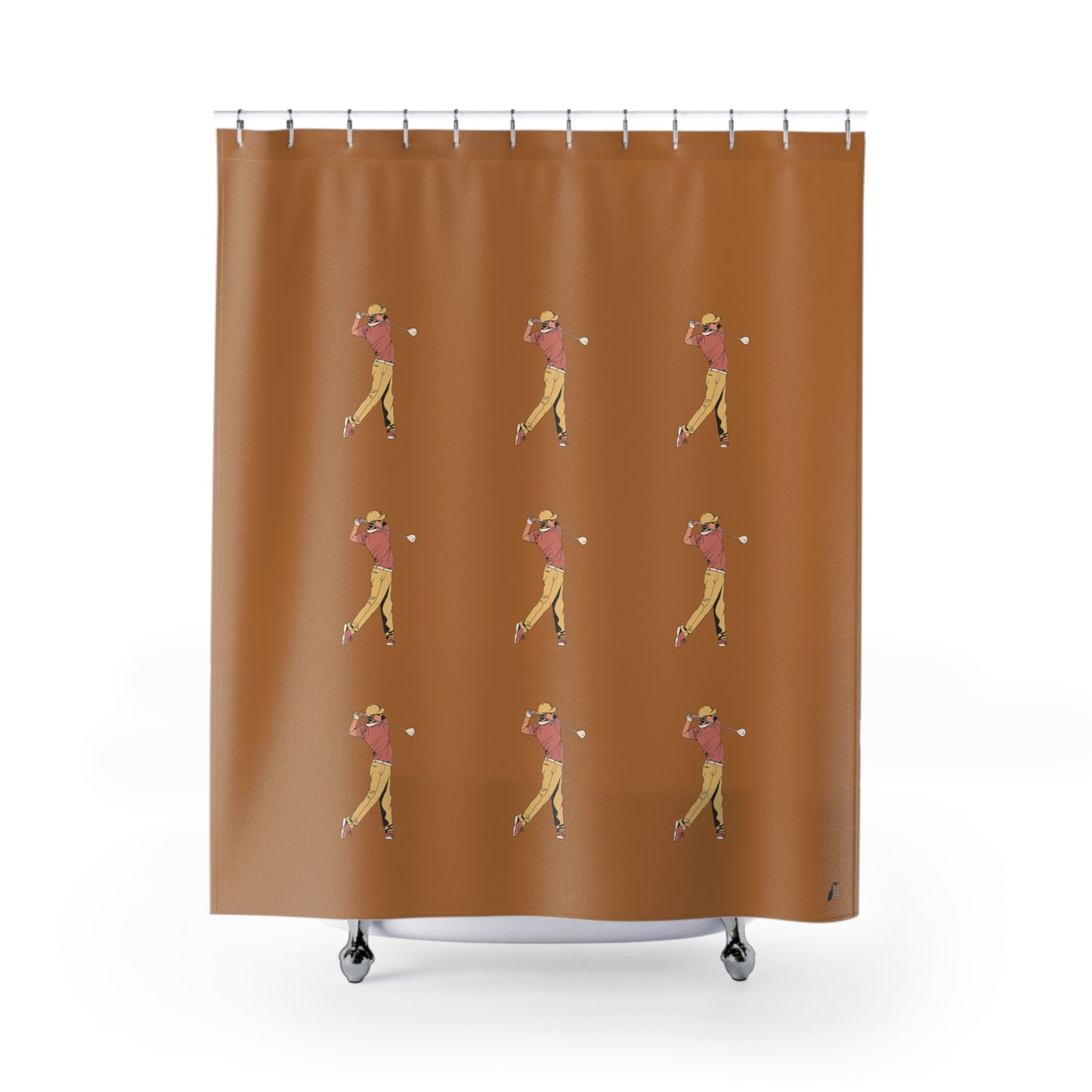 Shower Curtains: #2 Golf Lite Brown