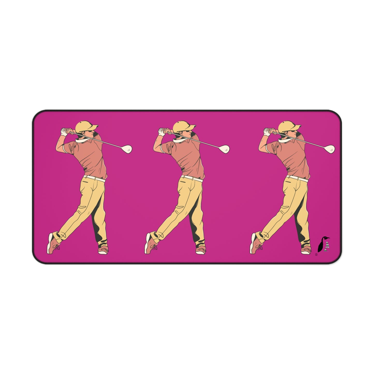 Desk Mat: Golf Pink