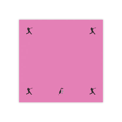 Post-it® Note Pads: Baseball Lite Pink