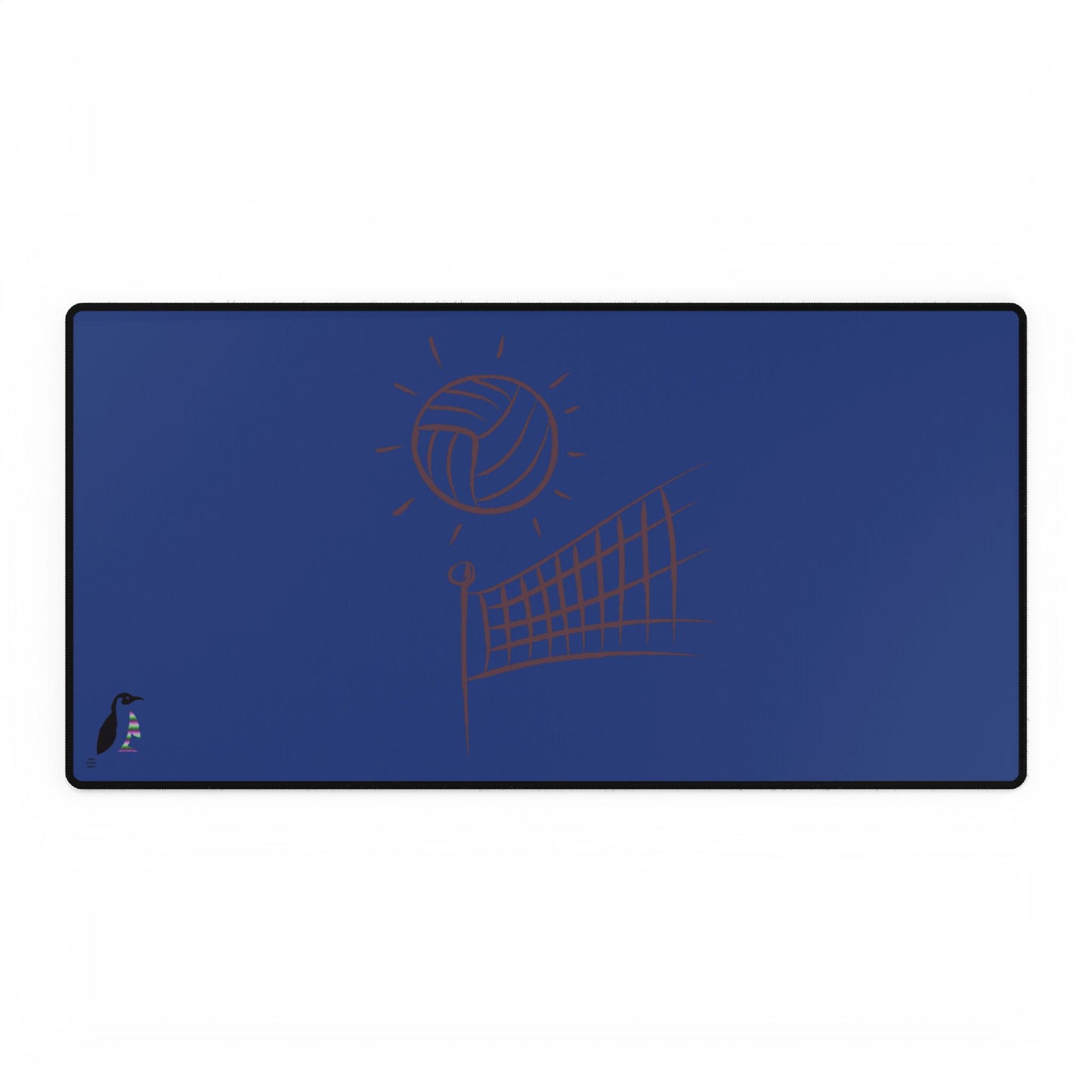 Desk Mats: Volleyball Dark Blue