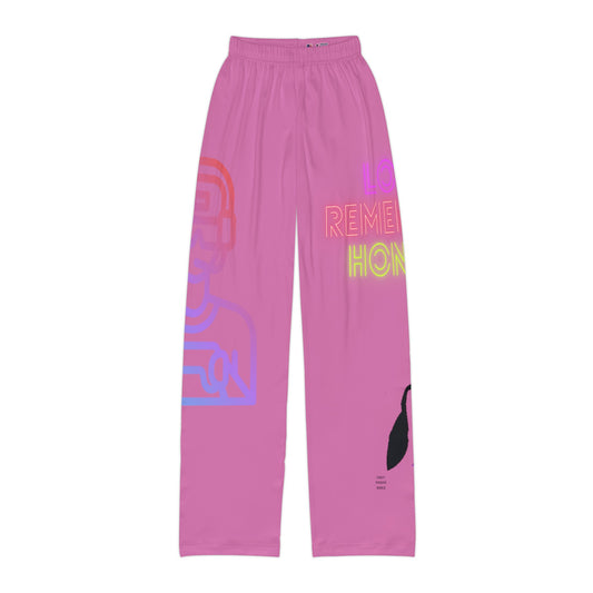 Kids Pajama Pants: Gaming Lite Pink