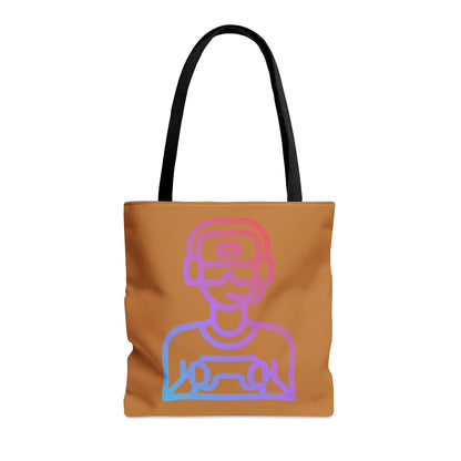 Tote Bag: Gaming Lite Brown