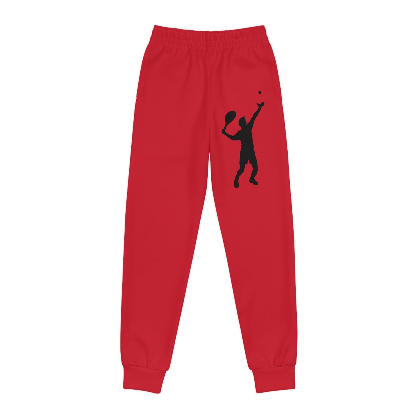 Youth Joggers: Tennis Dark Red