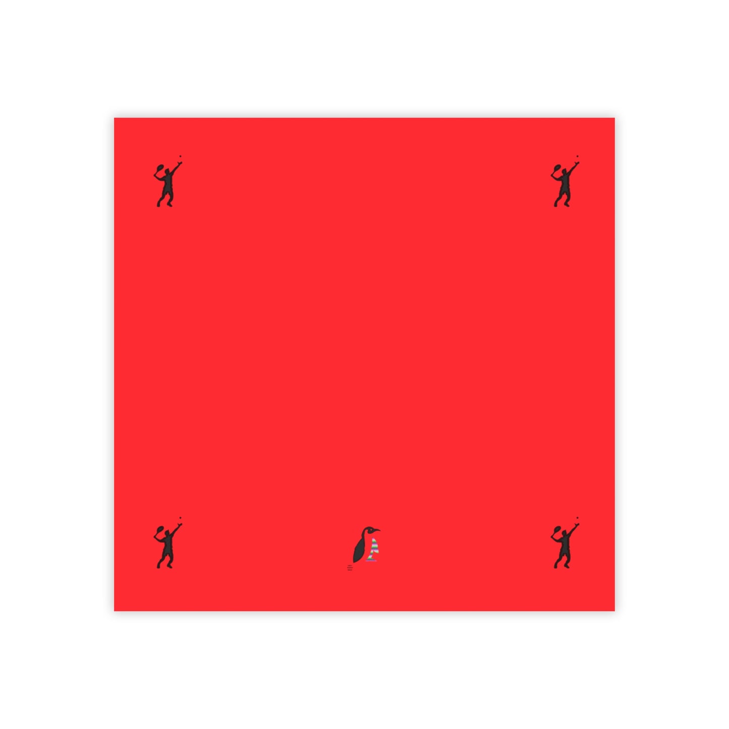 Post-it® Note Pads: Tennis Red