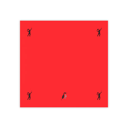 Post-it® Note Pads: Tennis Red