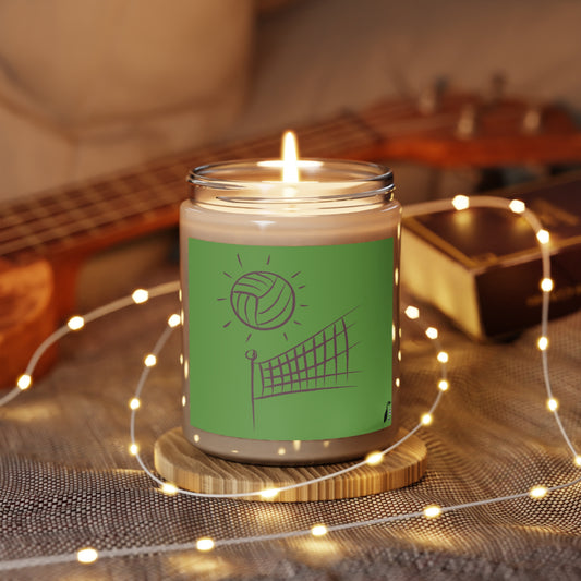 Scented Candle, 9oz: Volleyball Green