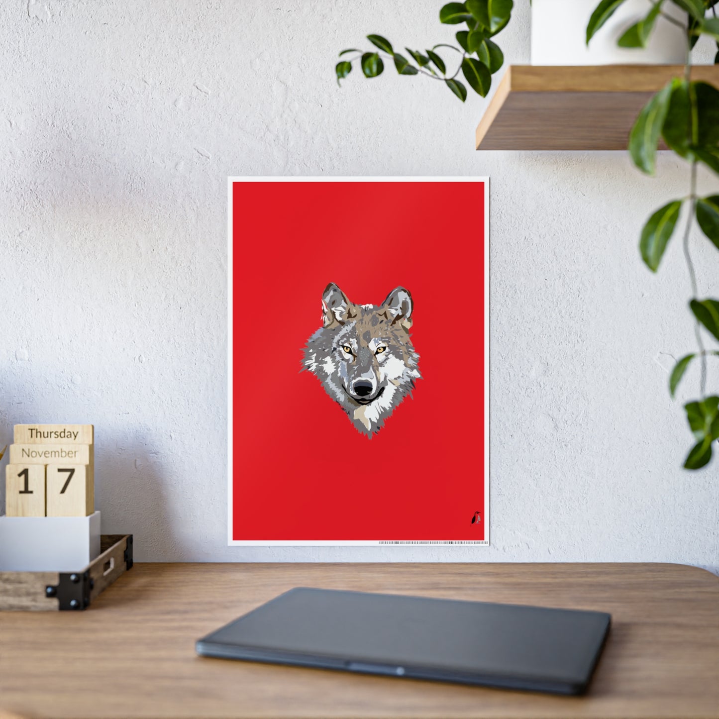 Gloss Posters: Wolves Red