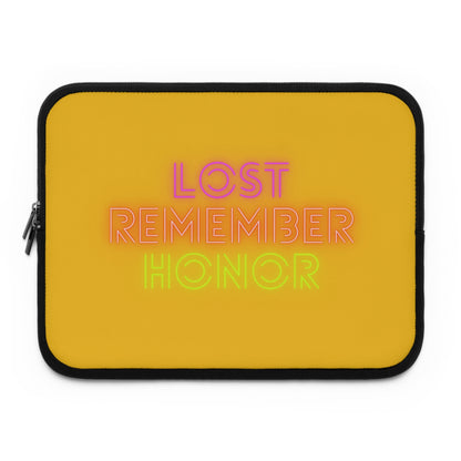 Laptop Sleeve: Lost Remember Honor Yellow