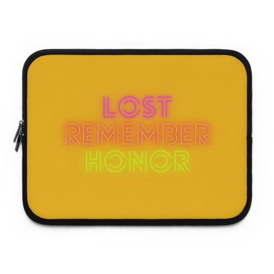 Laptop Sleeve: Lost Remember Honor Yellow