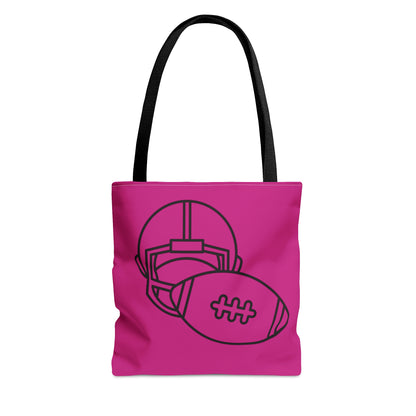 Tote Bag: Football Pink