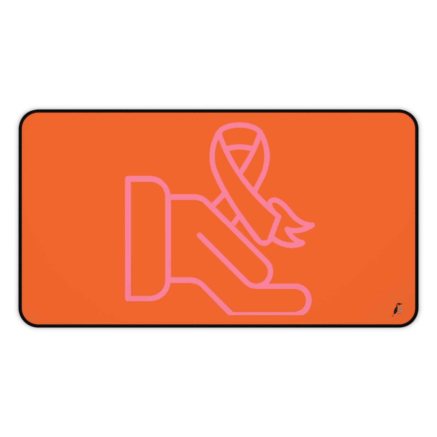 Desk Mat: Fight Cancer Orange