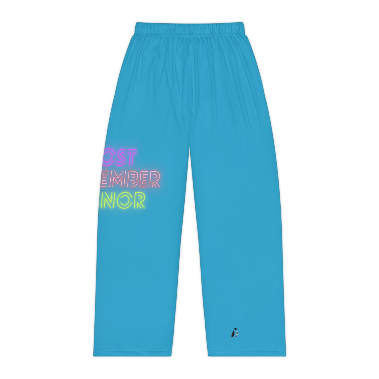 Pambabaeng Pajama Pants: Lost Remember Honor Turquoise 