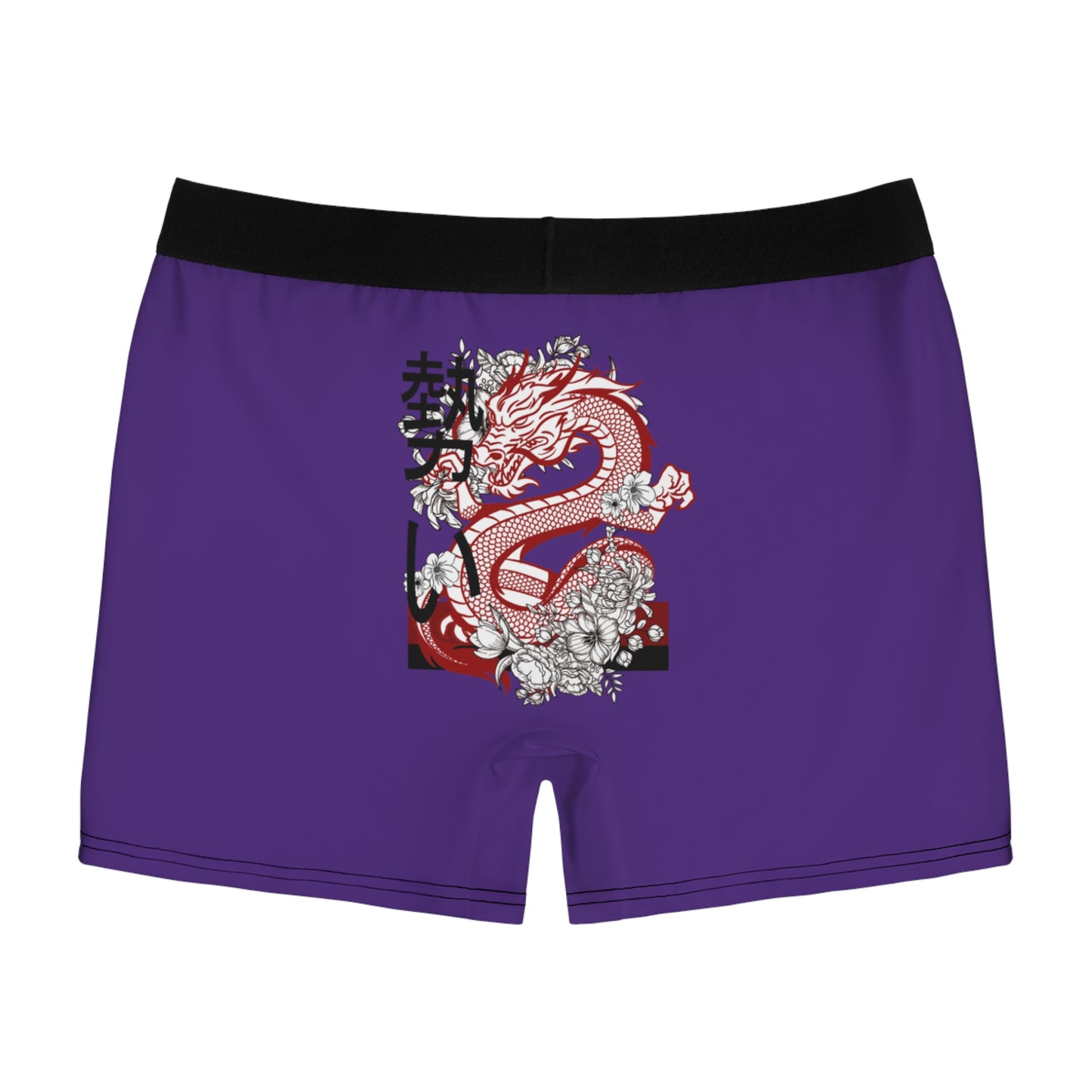 Men's Boxer Briefs: Dragons Purple