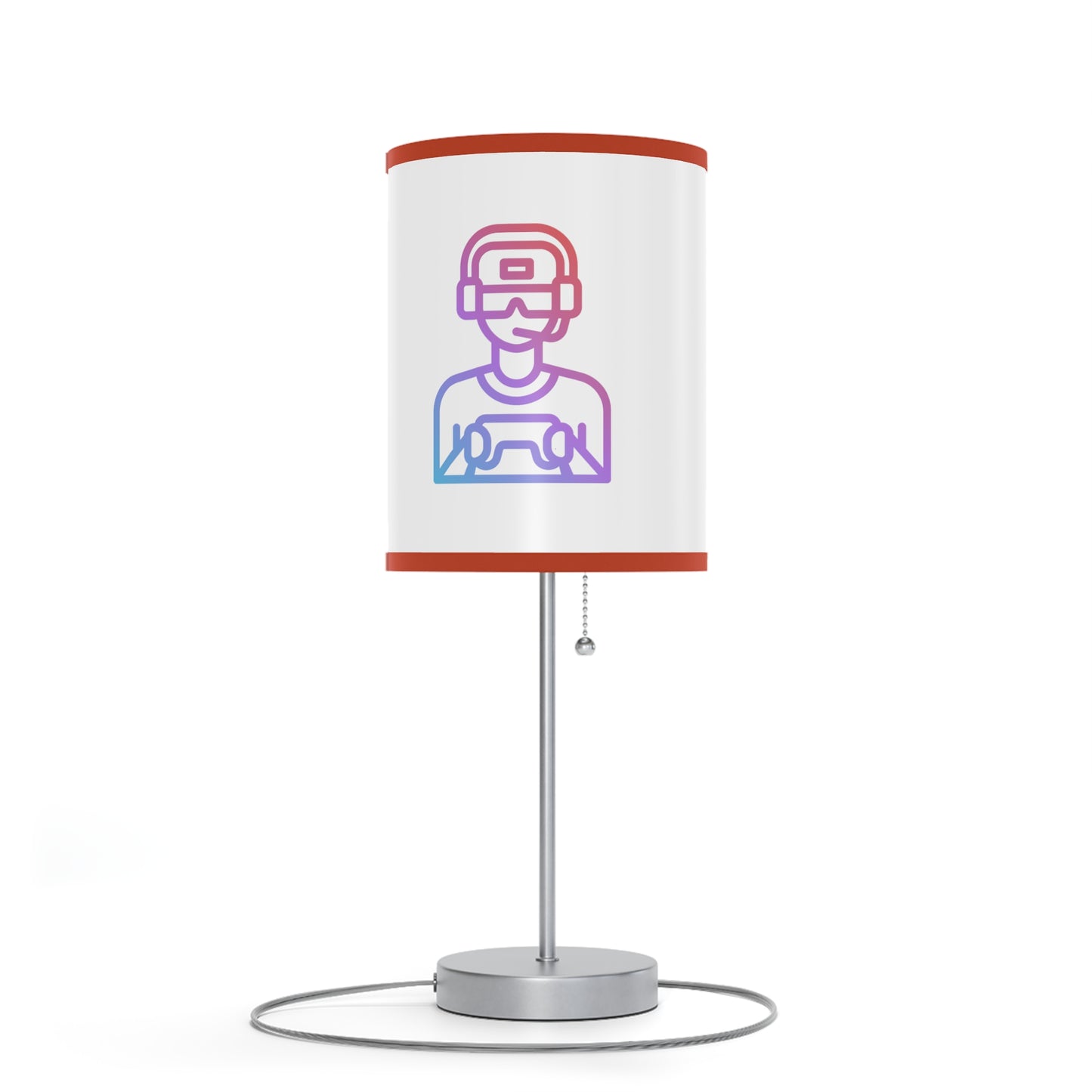 Lamp on a Stand, US|CA plug: Gaming White 