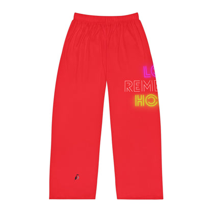 Men's Pajama Pants: Lost Remember Honor Red