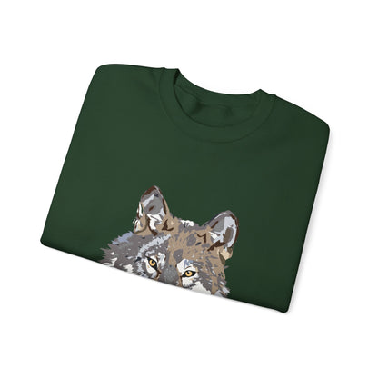 Heavy Blend™ Crewneck Sweatshirt: Wolves #1