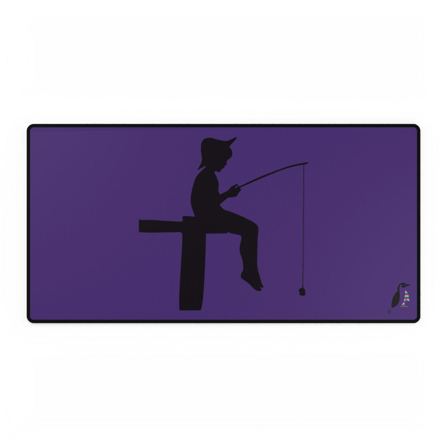 Desk Mats: Fishing Purple