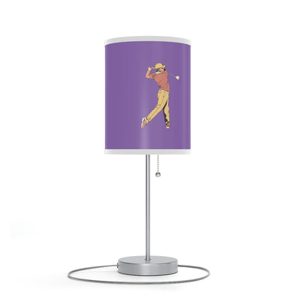 Lamp on a Stand, US|CA plug: Golf Lite Purple