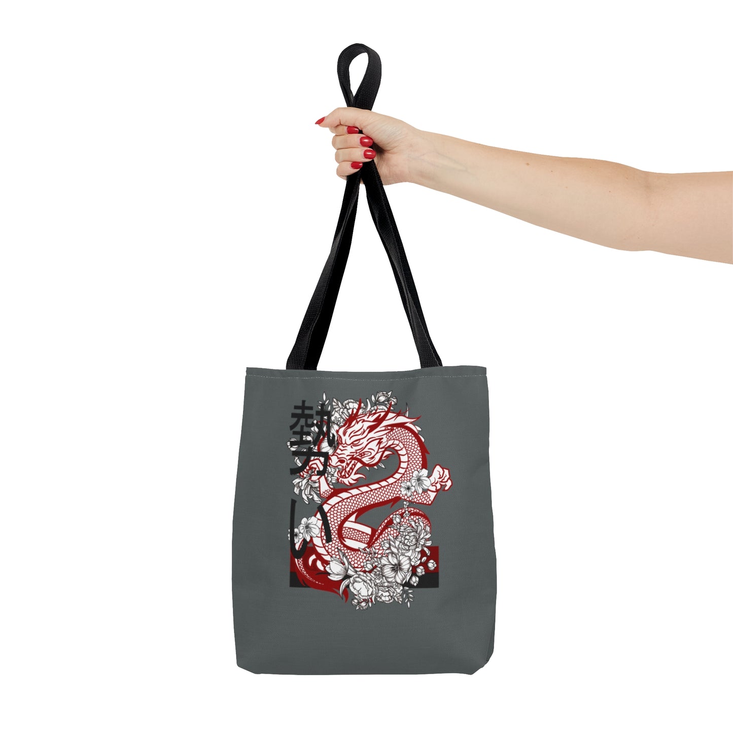 Tote Bag: Dragons Dark Grey