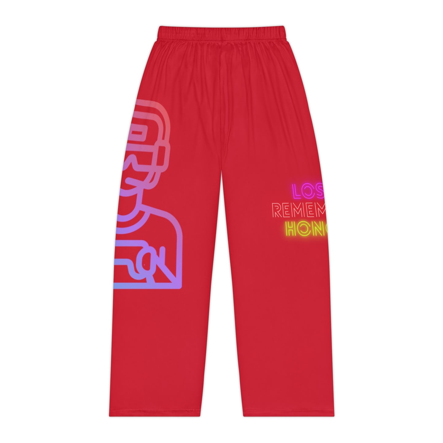 Women's Pajama Pants: Gaming Dark Red