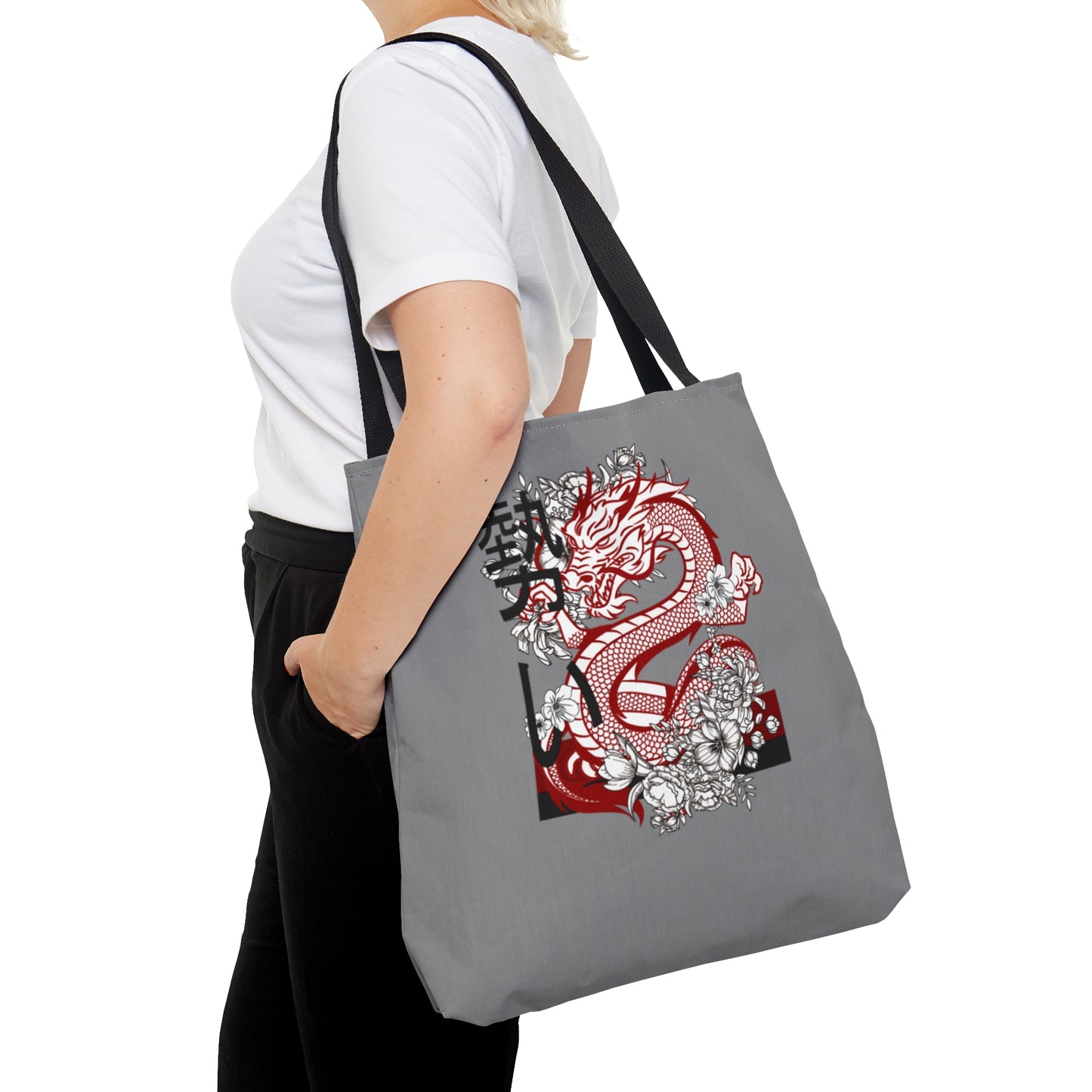 Tote Bag: Dragons Grey