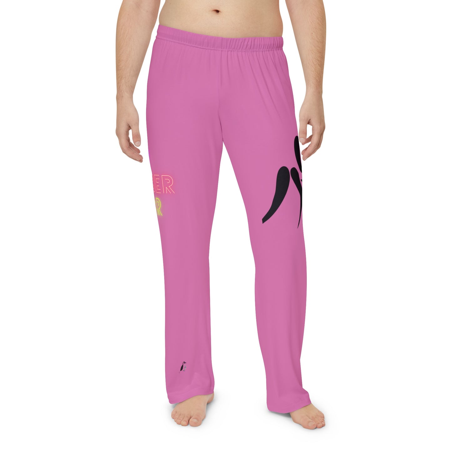 Men's Pajama Pants: Wrestling Lite Pink