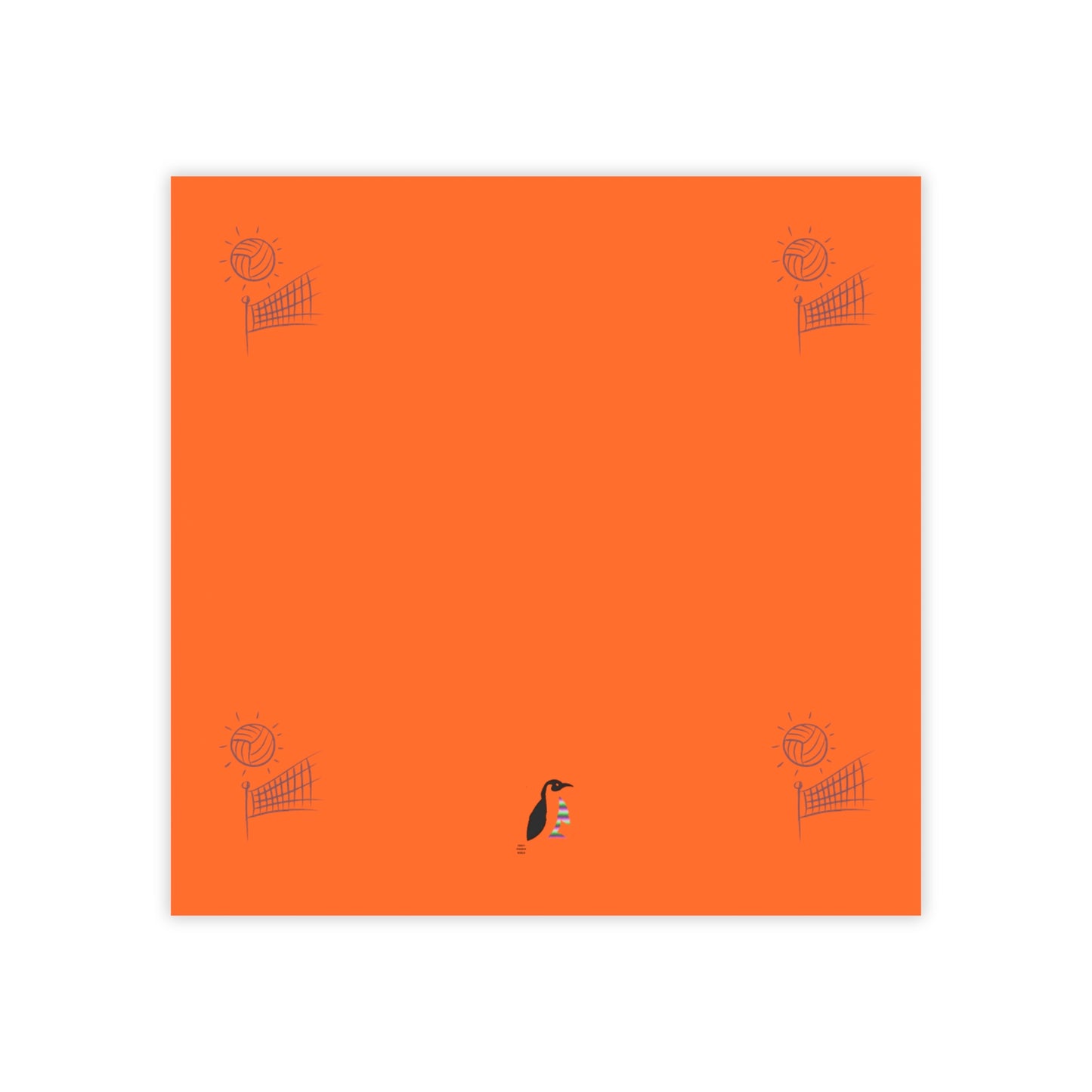 Post-it® Note Pads: Volleyball Orange