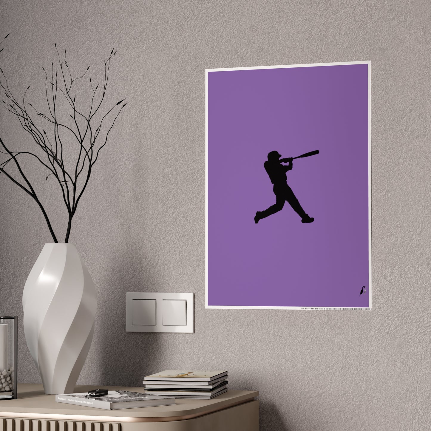 Gloss Posters: Baseball Lite Purple