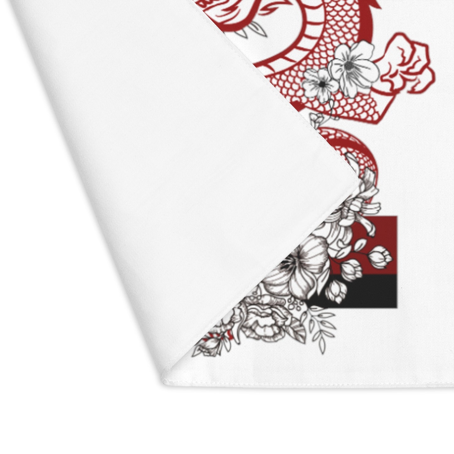 Placemat, 1pc; Dragons White