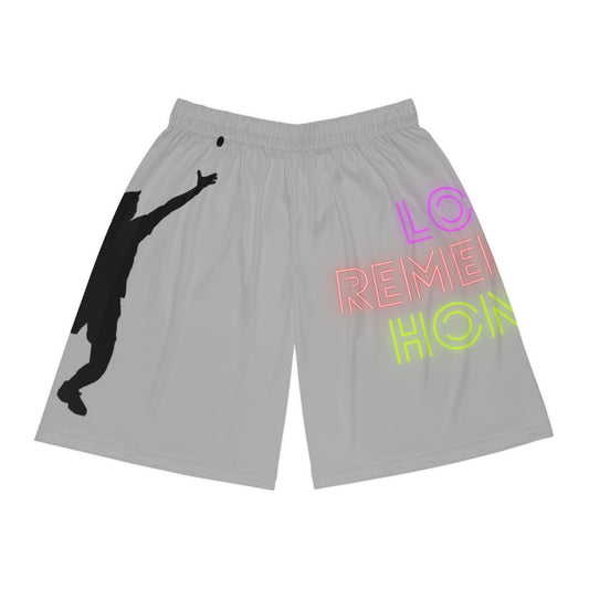 Basketball Shorts: Tennis Lite Grey